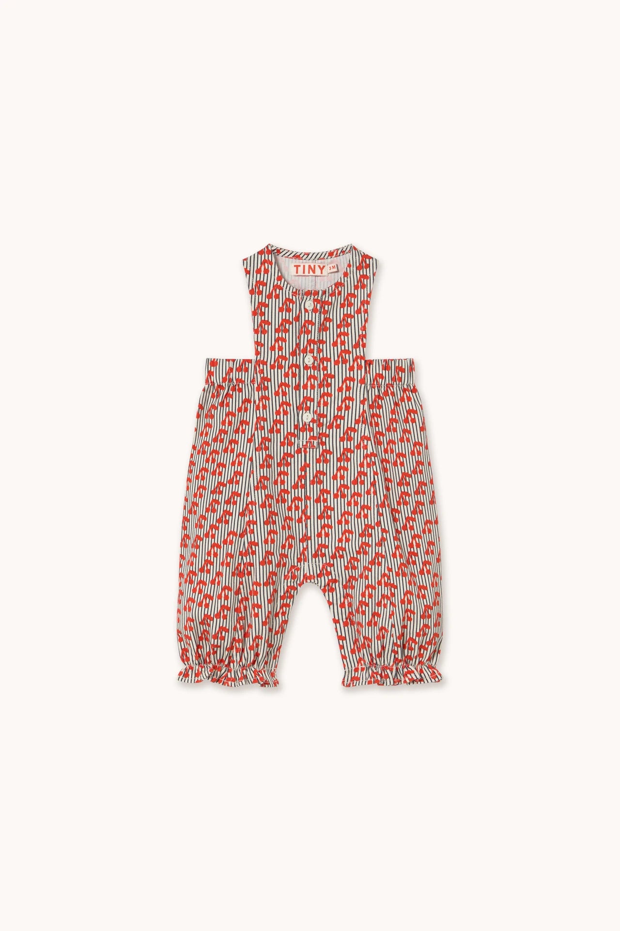 cherries woven dungaree