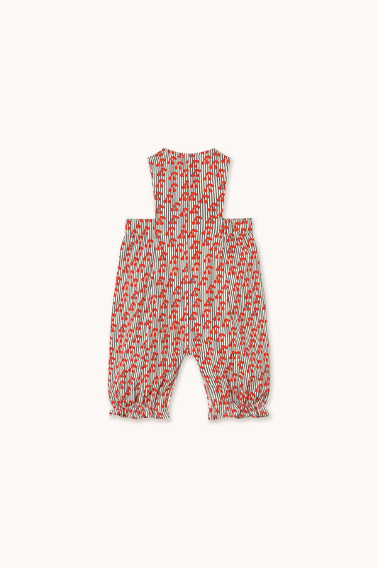 cherries woven dungaree