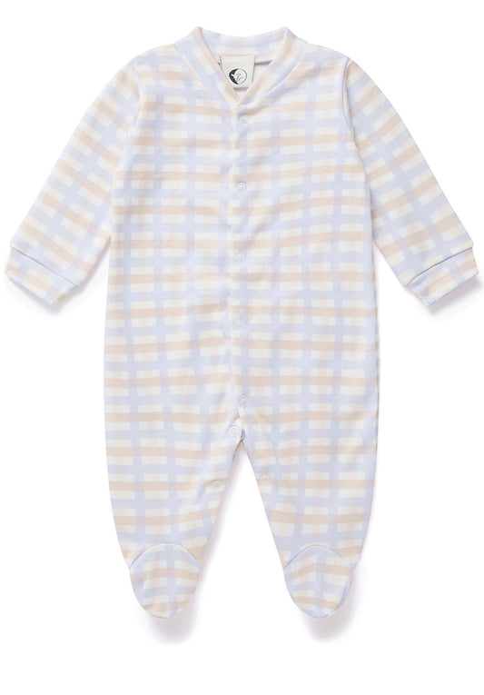 baby sleepsuit | party check pastel