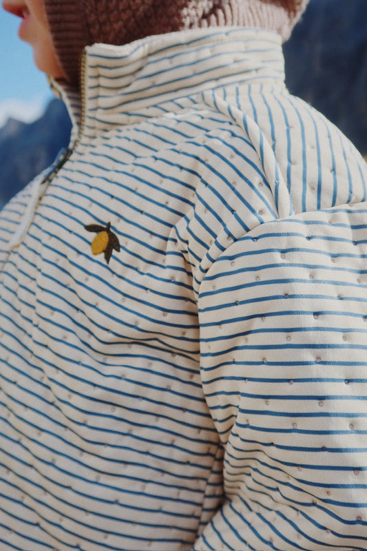 thermo jacket | stripe bluie