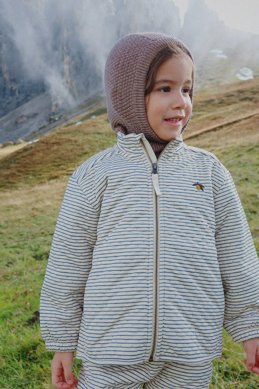 thermo jacket | stripe bluie