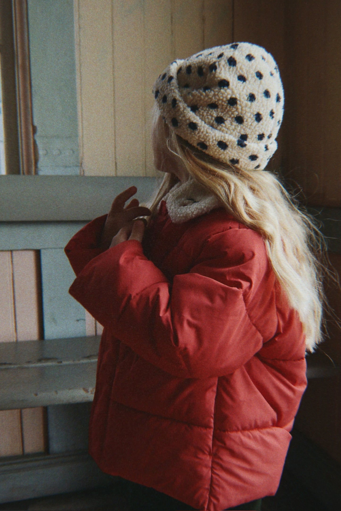 alpi collar jacket | cardinal
