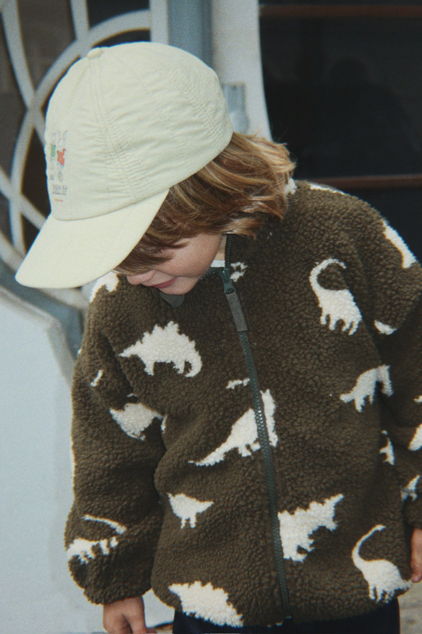 jody teddy jacket | dino silhouette
