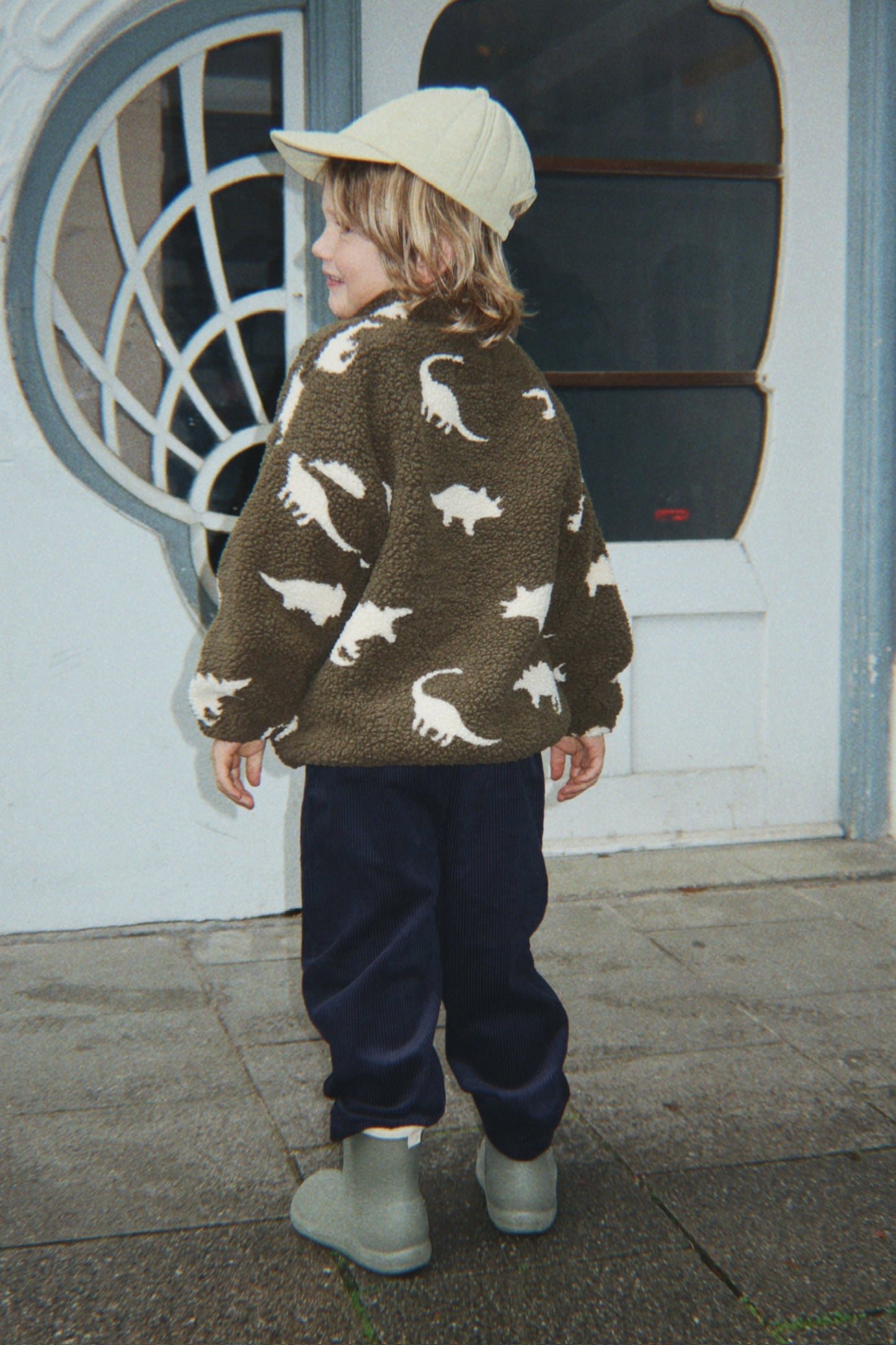 jody teddy jacket | dino silhouette