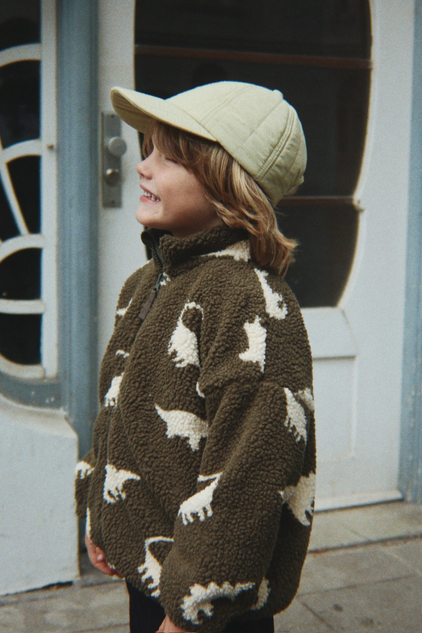 jody teddy jacket | dino silhouette