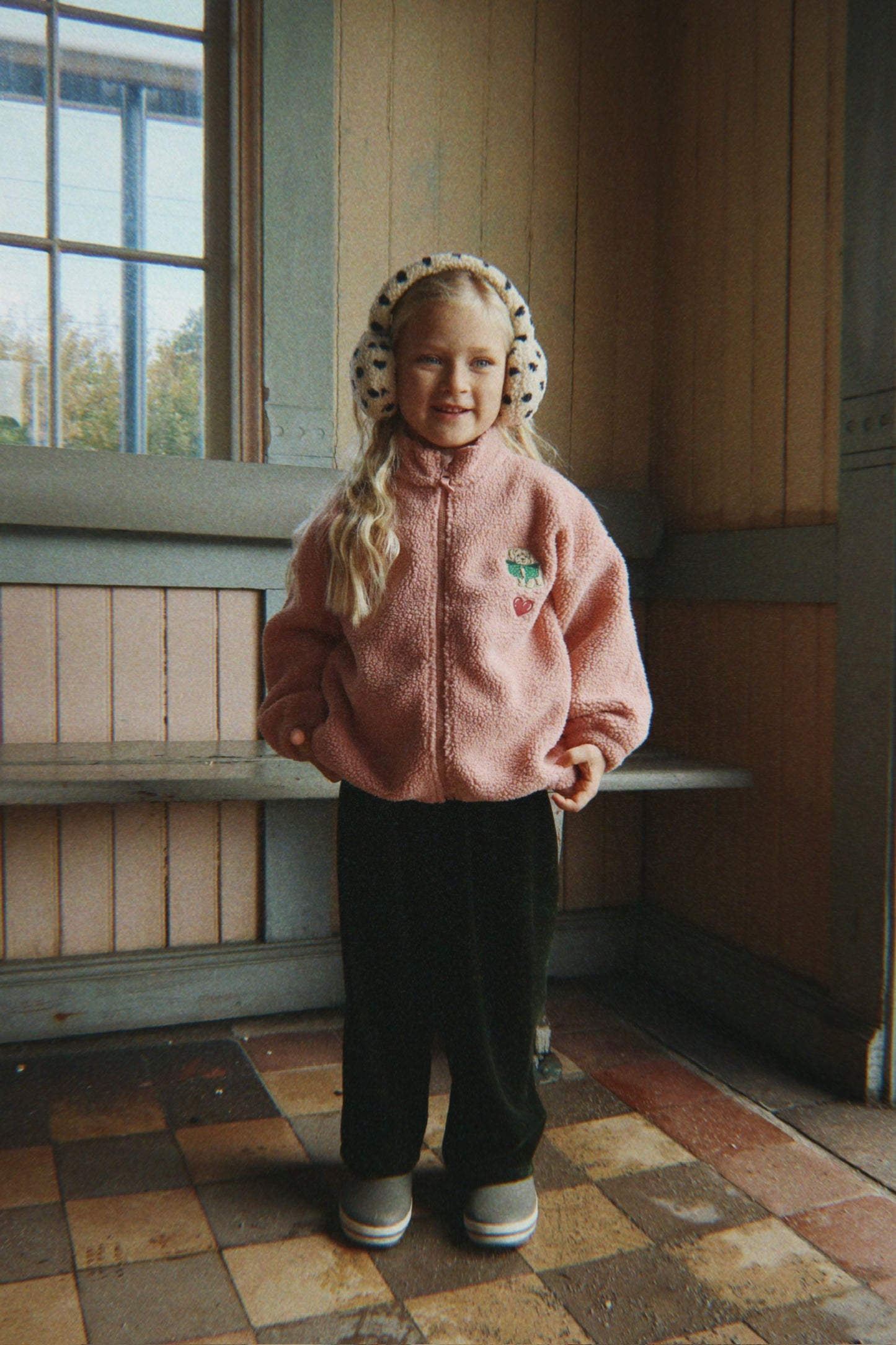 jody teddy jacket | mellow rose