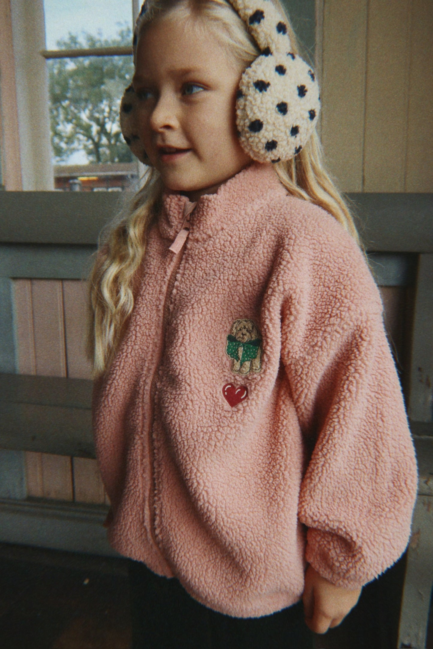 jody teddy jacket | mellow rose