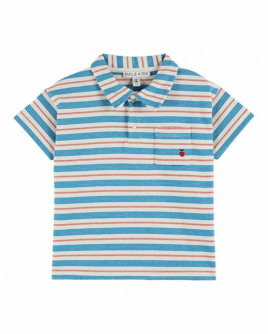 sailor terry polo |  azure