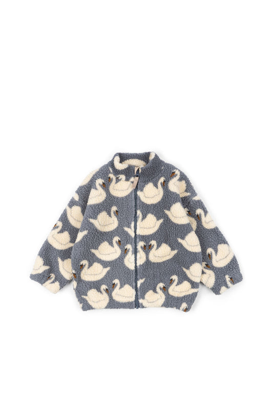 jody teddy jacket | swan