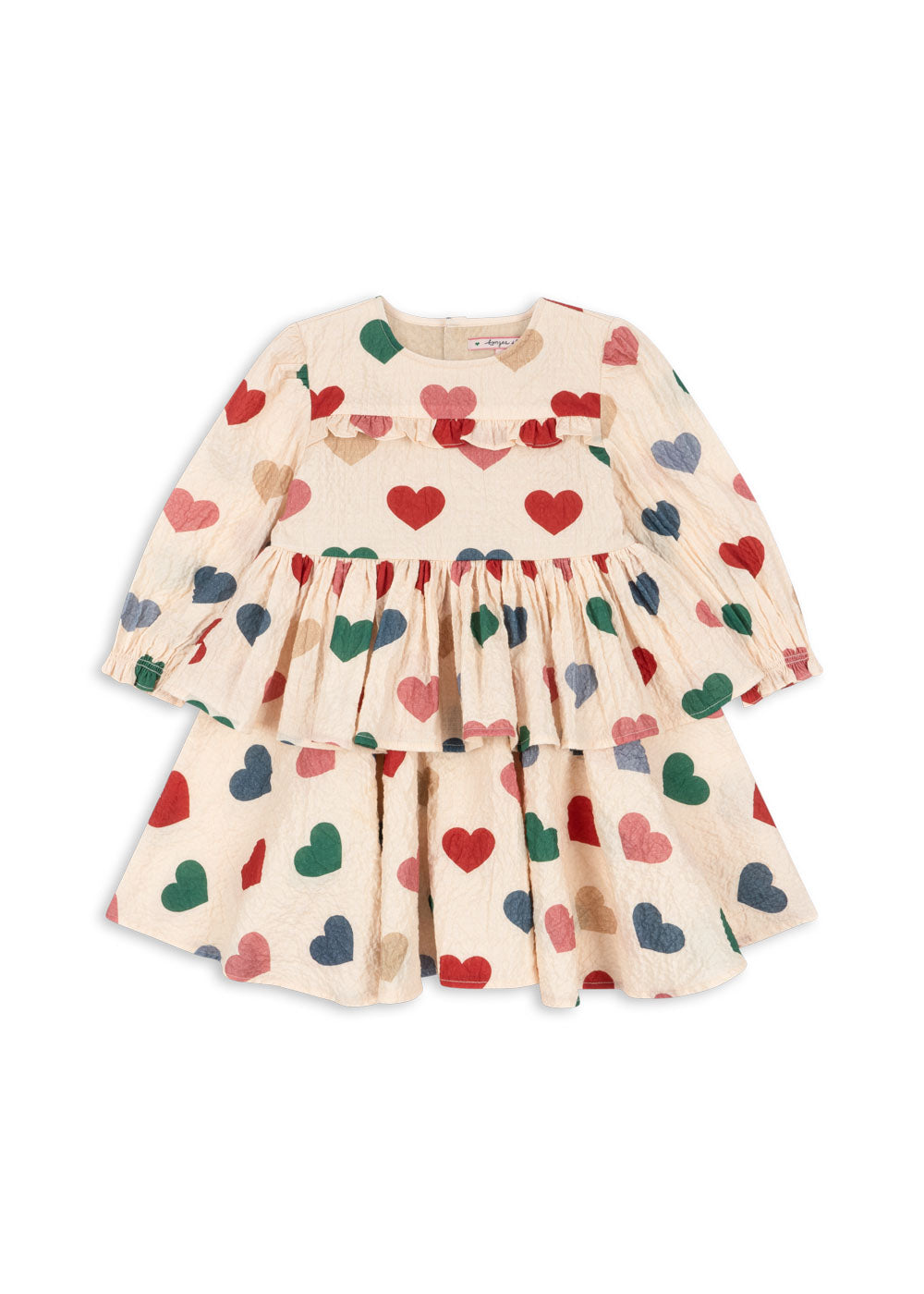 elin frill dress | bon coeur colore frappe