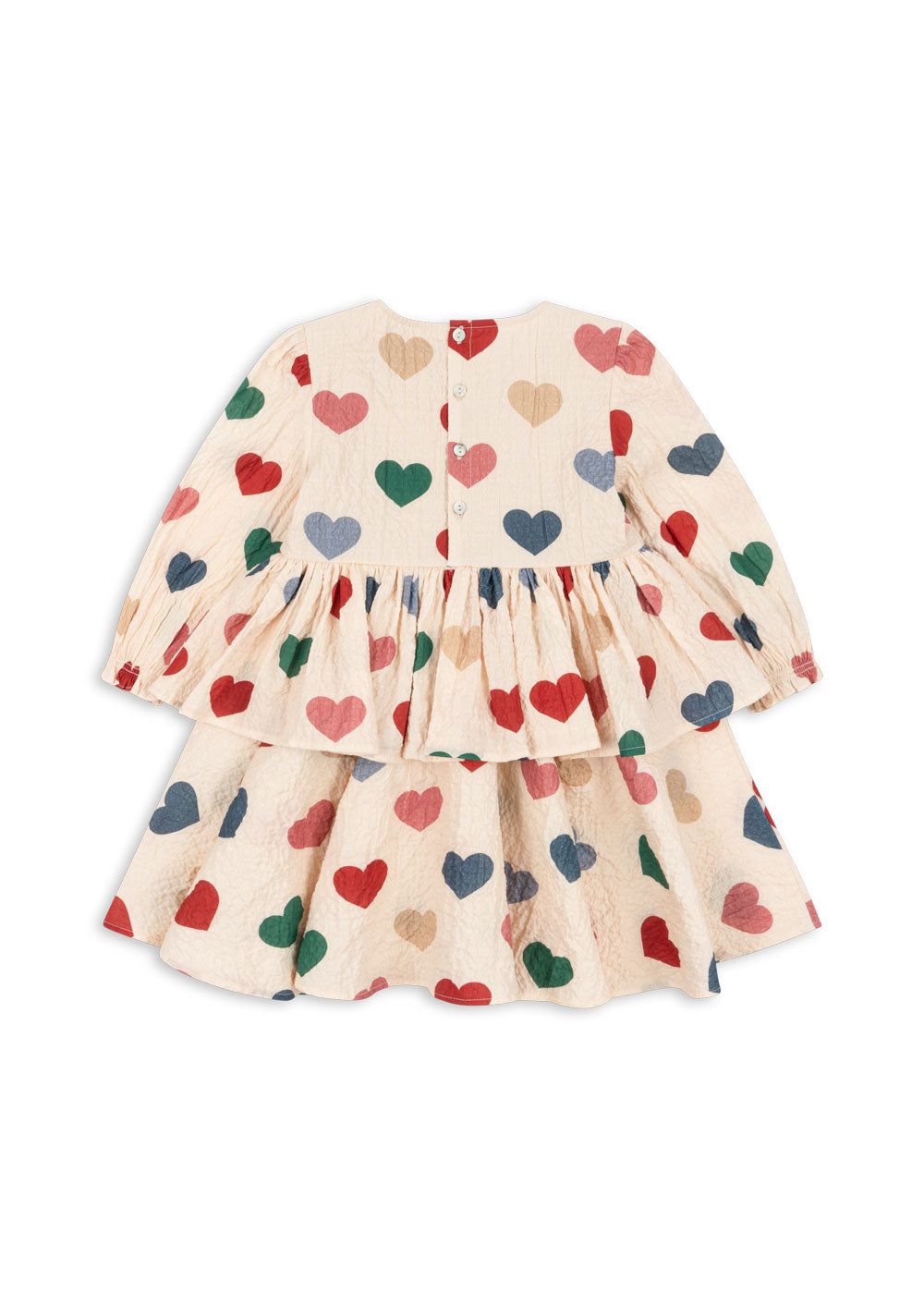 elin frill dress | bon coeur colore frappe