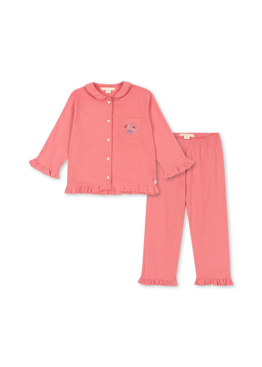 pio frill set | strawberry pink