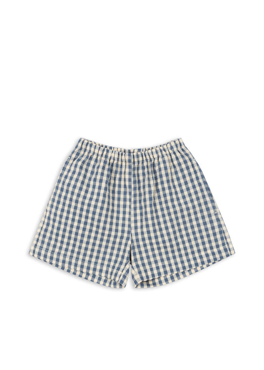 kim shorts | captains blue check