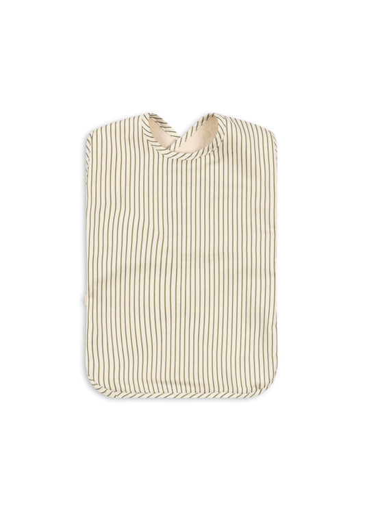 comea big bib | tea stripe
