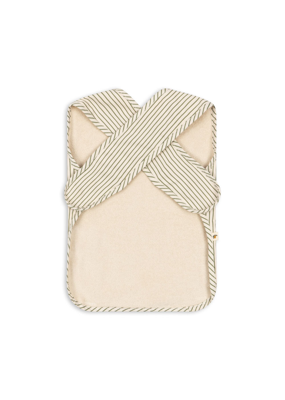 comea big bib | tea stripe