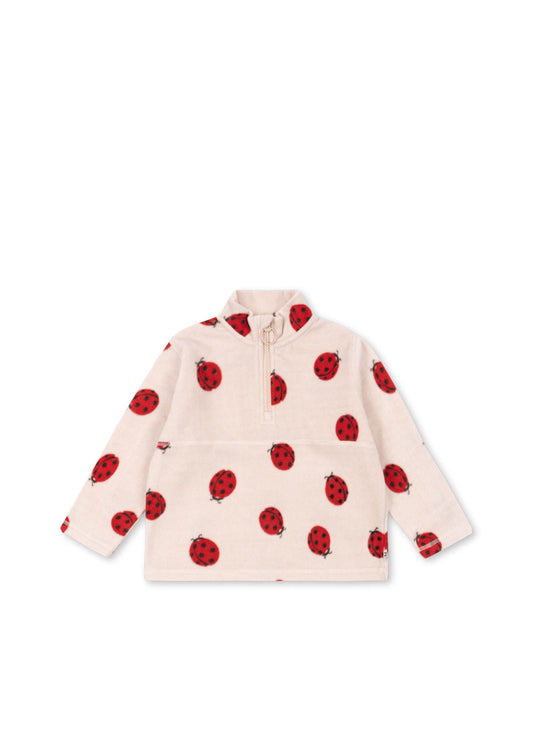 tavi fleece sweatshirt | ladybug