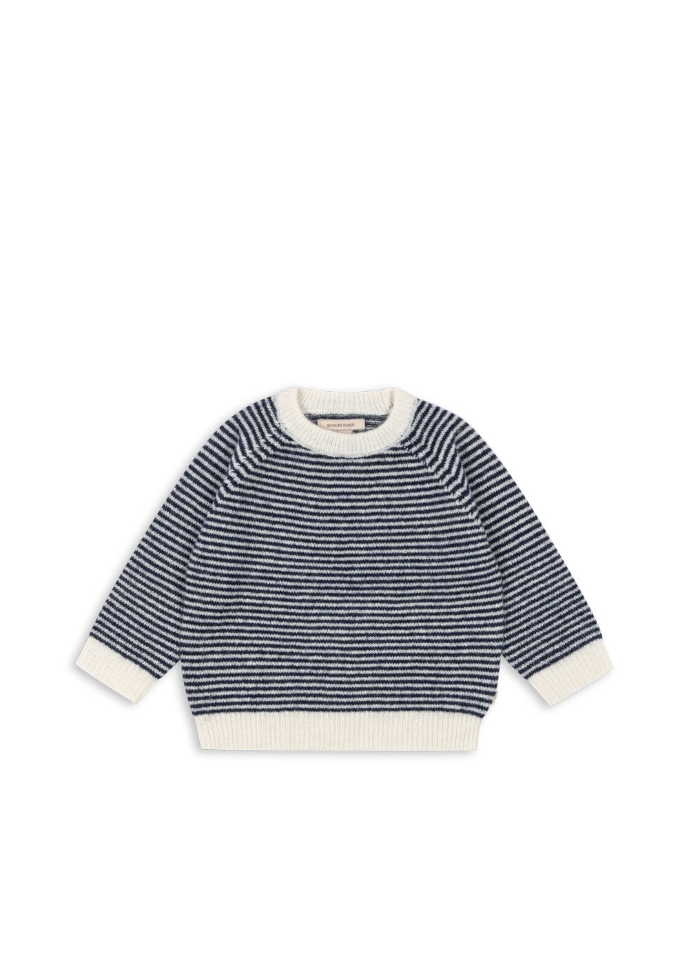 berle knit sweater | ensign blue + buttercream