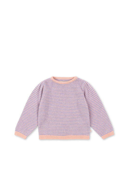 berle knit sweater | purple +. pink dolphin