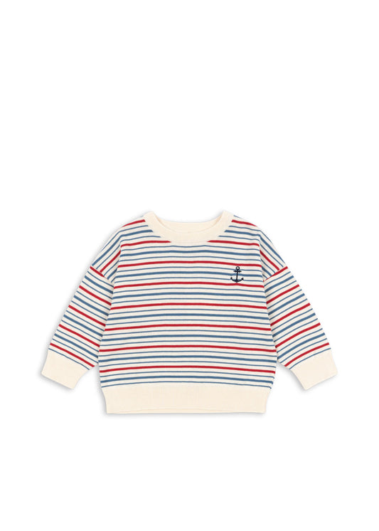 manis knit polo | antique stripe