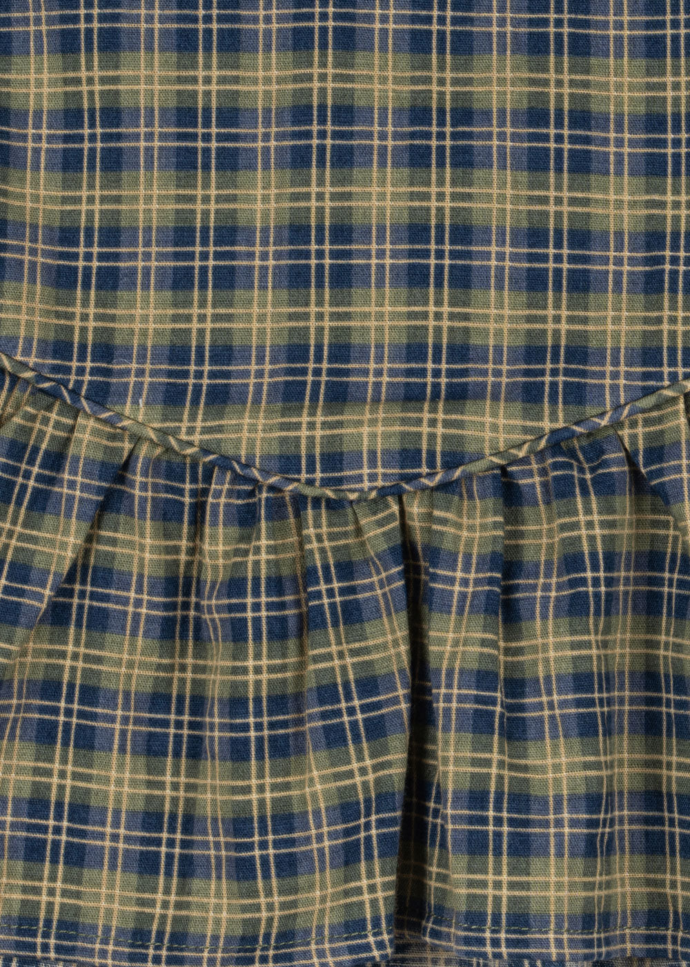 terre blouse | laurel blue check