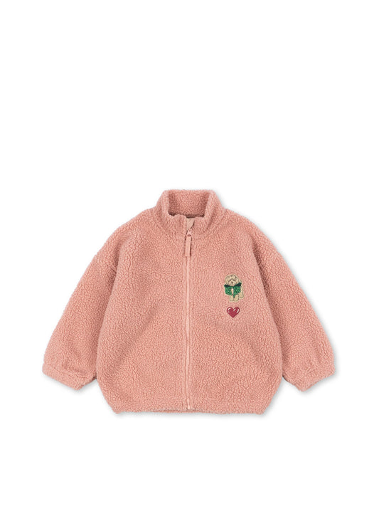 jody teddy jacket | mellow rose