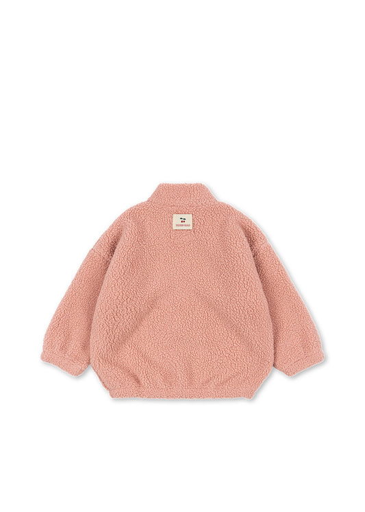 jody teddy jacket | mellow rose