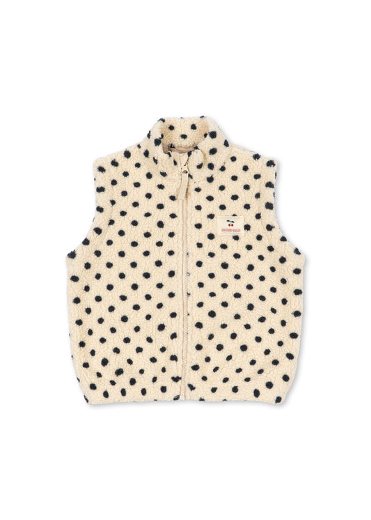 jody teddy vest | dot lumiere