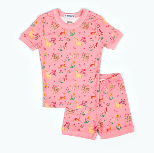 short set pajamas | garden party