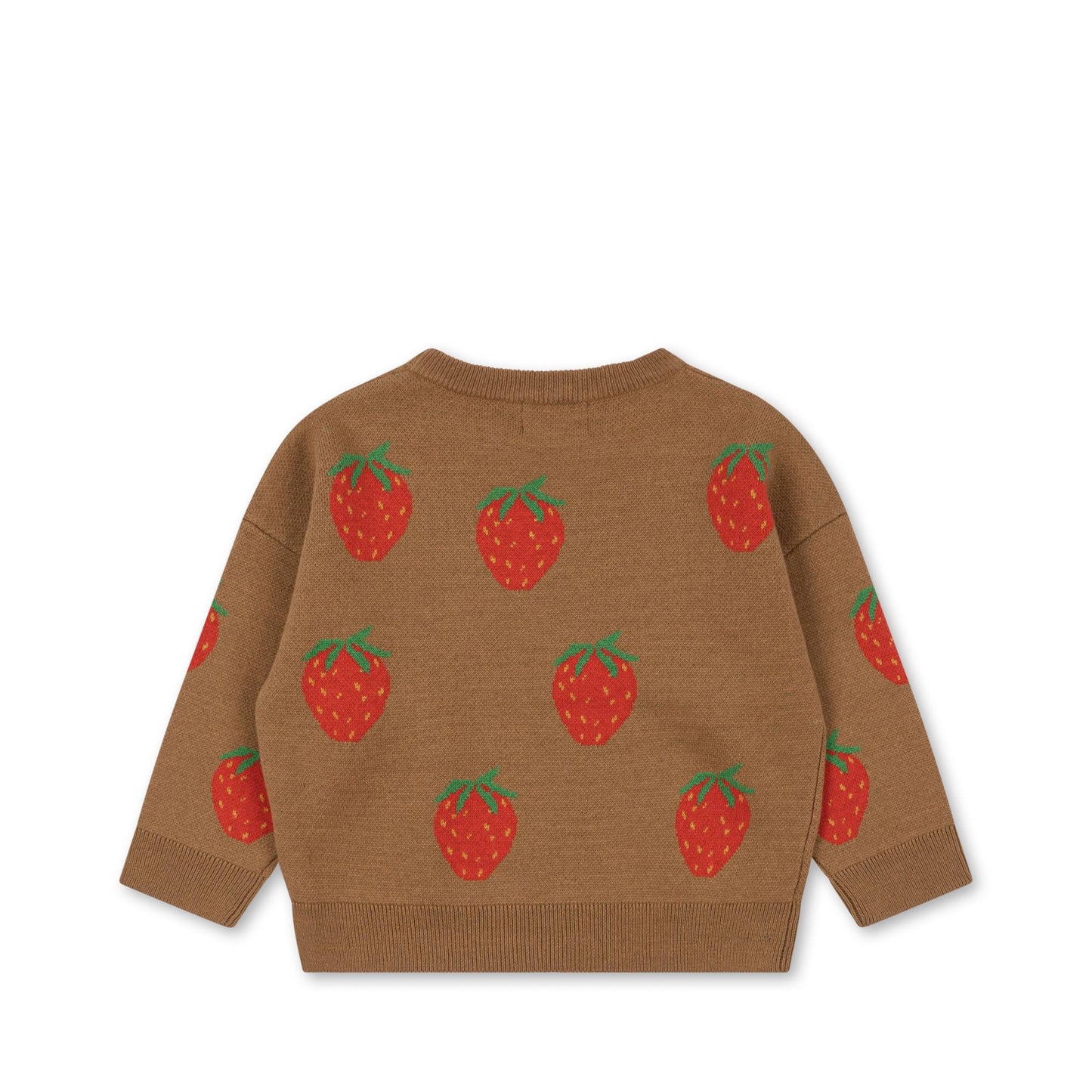 lapis knit blouse | strawberry brown – ruboland
