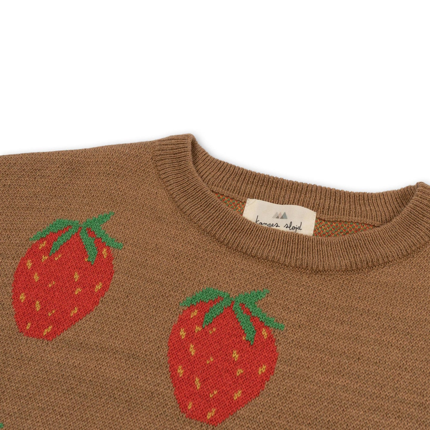 lapis knit blouse | strawberry brown