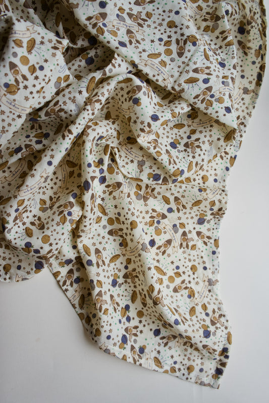 3 pack muslin cloth | ciel magique bleu