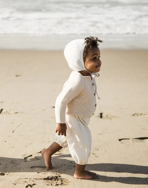 bébé ivory bonnet