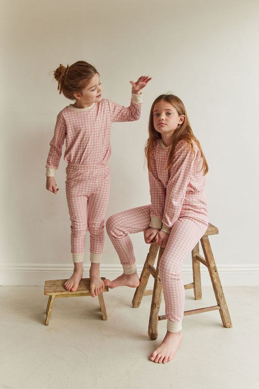 classic pj set | blossom check