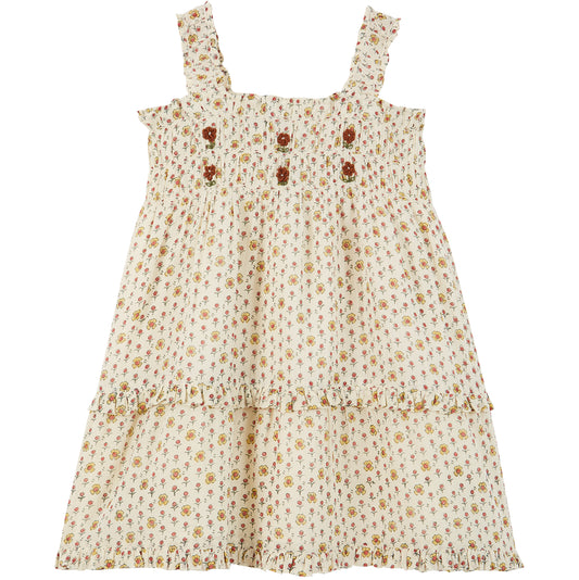 daisy ecru cotton dress