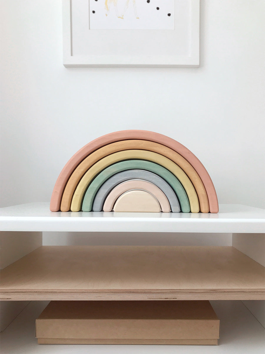 wooden rainbow | pastel