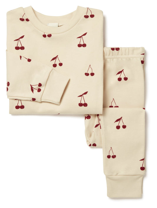 classic pj set | cherry