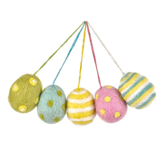 felt easter eggs