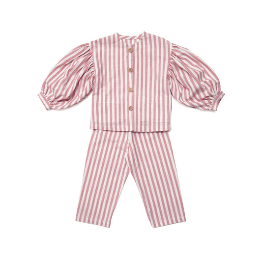 farrow pajamas | circus stripe