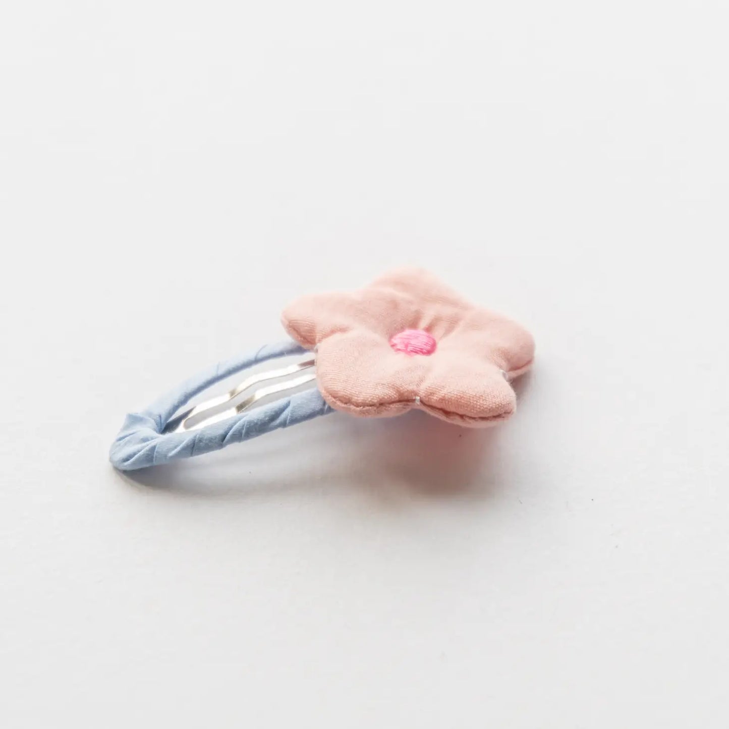 fabric flower clip | pink
