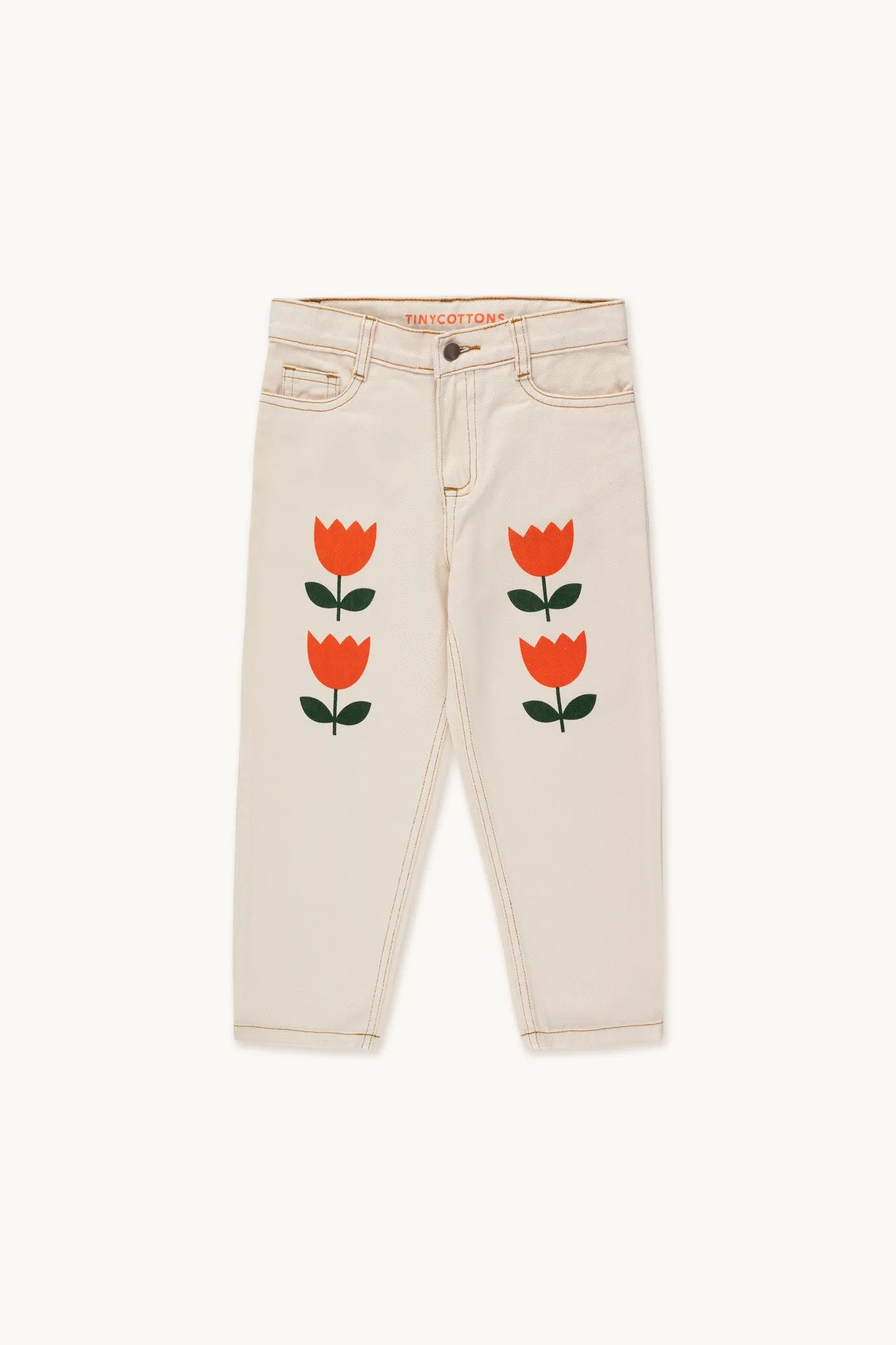 flowers baggy jeans