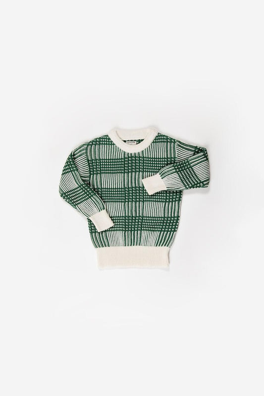 plaid loop sweater | fern