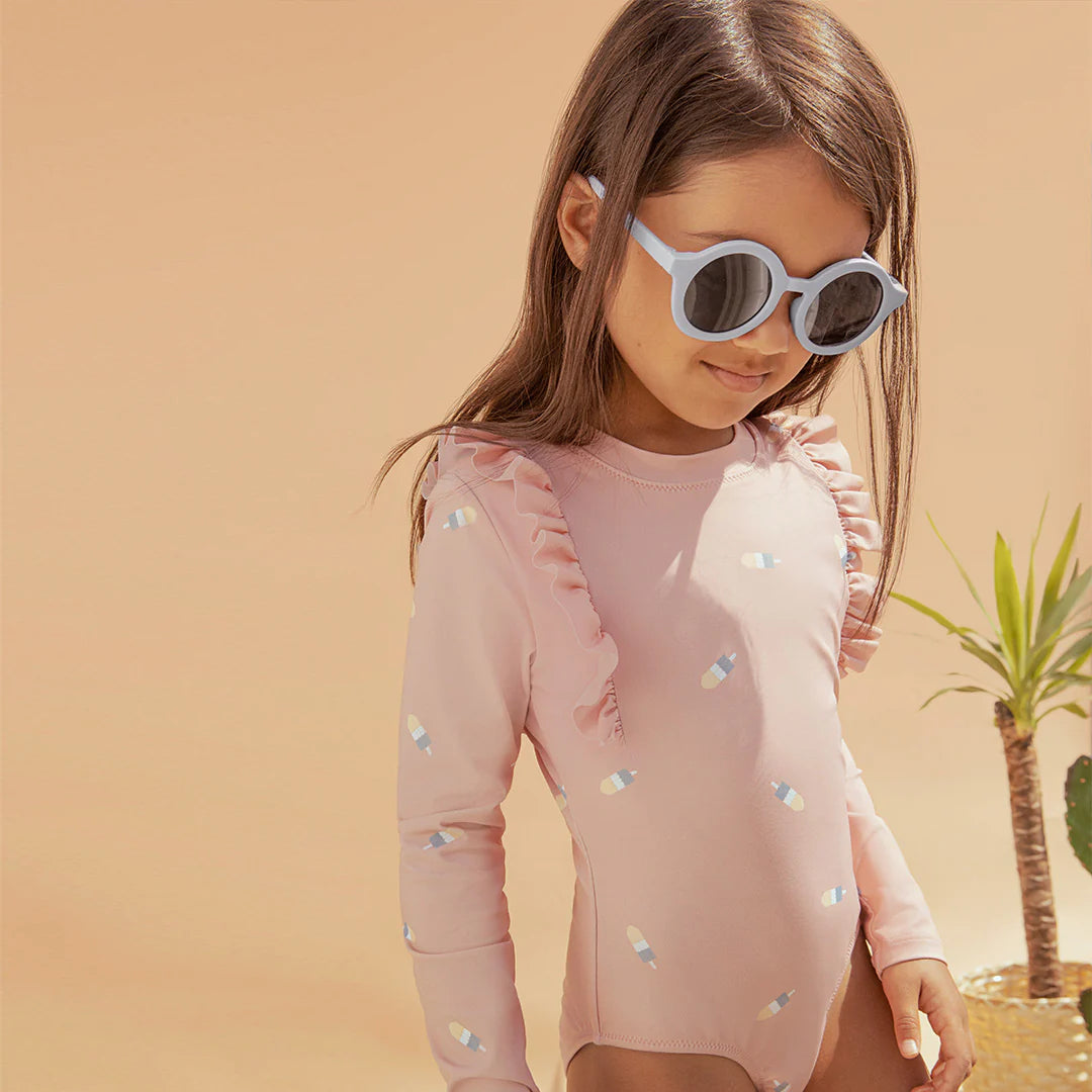 popsicle long-sleeve one-piece