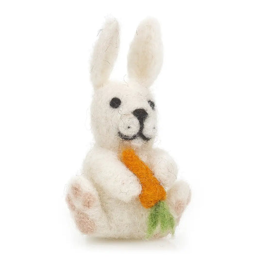 felt bunny with carrot